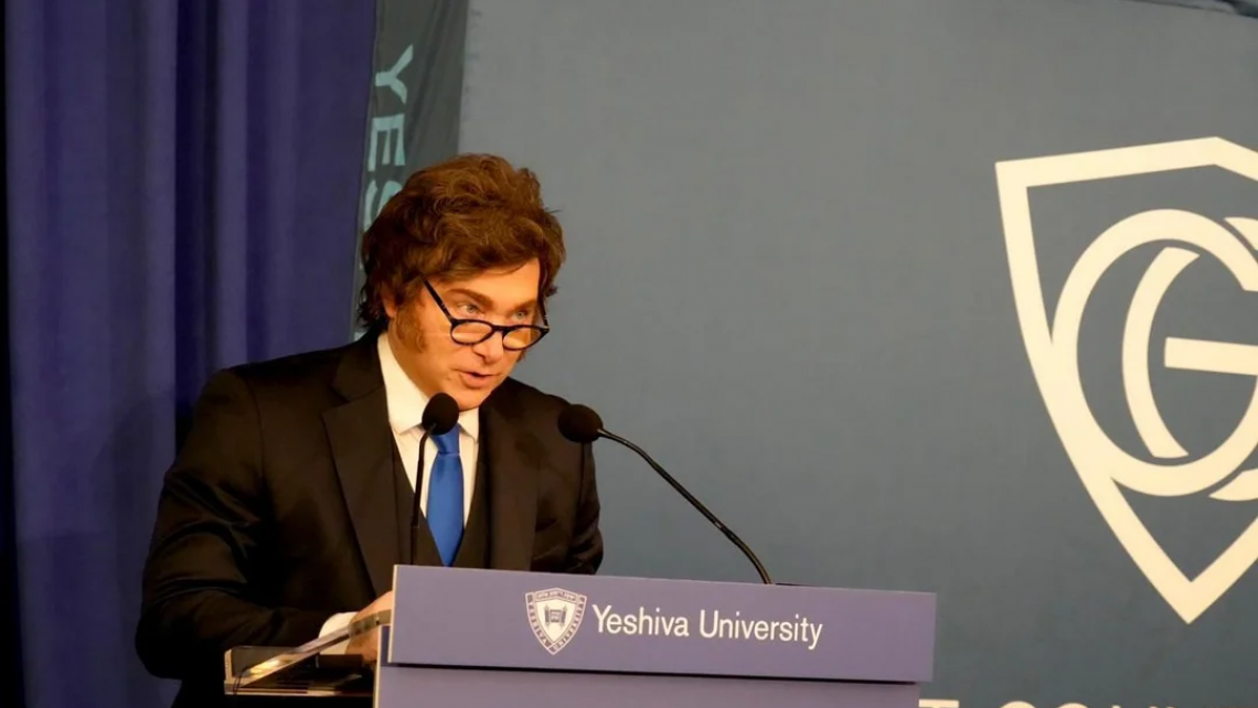 Milei en Nueva York: "Somos enemigos de Irán"