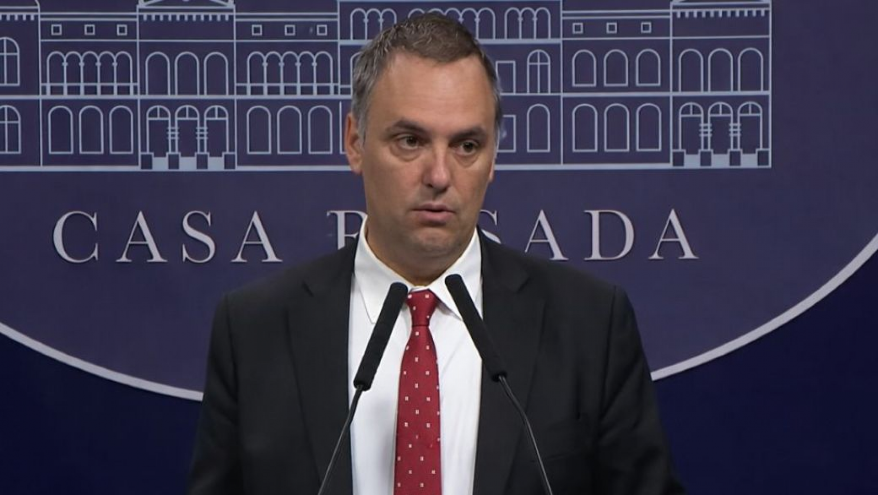 Adorni canceló su conferencia de prensa en medio de temores por un nuevo conflicto