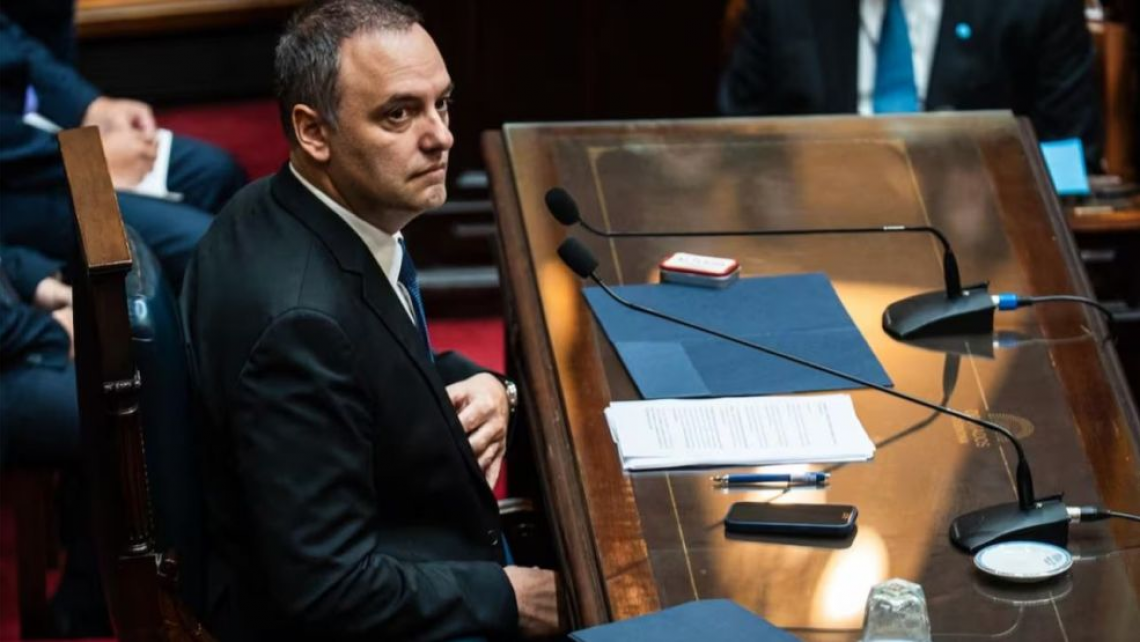 Adorni se mostró conforme tras su exposición en el Congreso: "Ahora hay que ponerse a trabajar"